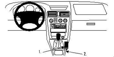 ProClip Monteringsbygel Mitsubishi Galant 97-03