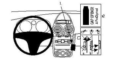ProClip Monteringsbygel Opel Corsa 07-14