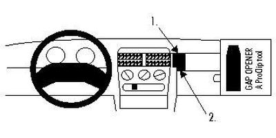 ProClip Monteringsbygel Opel Corsa 93-00