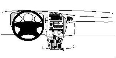 ProClip Monteringsbygel Saab 9-5 98-05