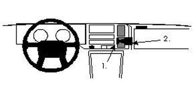 ProClip Monteringsbygel Volvo 440/460 89-96