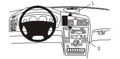 ProClip Monteringsbygel Volvo V70/XC70 00-04