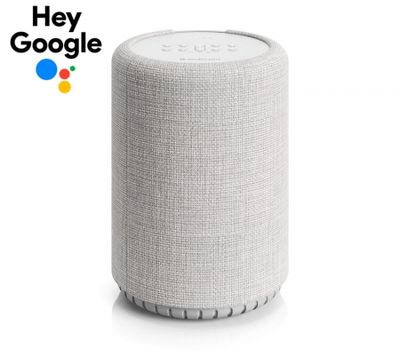 Audio Pro G10 i ljusgrått, röststyrd smarthögtalare