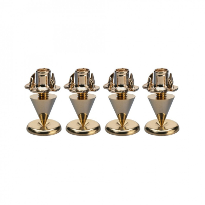 Monacor SPS10-Gold højttalerspikes i metal, 4-pack