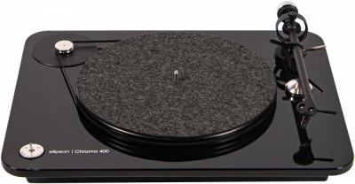 Elipson Chroma 400 pladespiller med OM10, pianolak sort