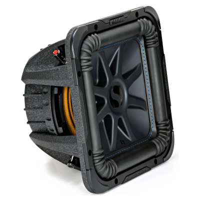 Kicker Solo-Baric L7S152, firkantet 15-tommers basenhed, 2x2 ohm