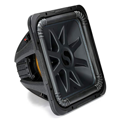 Kicker Solo-Baric L7S154, firkantet 15-tommers basenhed, 2x4 ohm