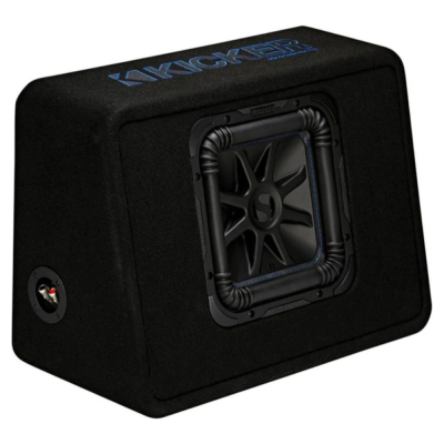 Kicker Solo-Baric TL7S102, slank basrefleksbasboks på 10 tommer, 2 ohm