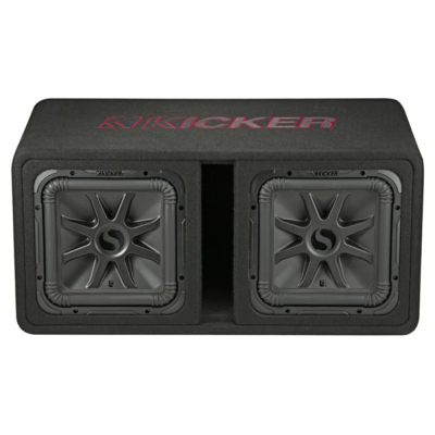 Kicker Solo-Baric DL7R122, 2 x 12 tommer baskasse, 2 ohm
