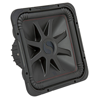 Kicker Solo-Baric L7R152, firkantet 15 tommer basenhed, 2x2 ohm