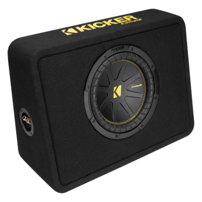 Kicker CompC TCWC104, basrefleks-subwooferkasse 1x10 tommer, 4 ohm