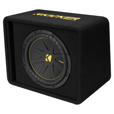 Kicker CompC VCWC122, basrefleks-subwooferkasse 1x12 tommer, 2 ohm