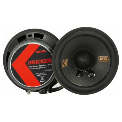 Kicker KSC2704, 2.75 tommer mellemtone, par