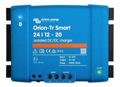 Victron Orion-Tr Smart DC-DC-lader, 24V ind 12V ud, isoleret 20A