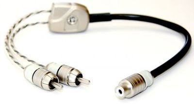 Connection STM030 Y-splitt Lågnivåkabel 1F2M 0,3M