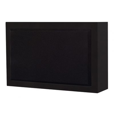 DLS Flatsub 8.2 væghængende aktiv subwoofer, mattsort