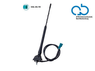 Tagantenne AM/FM DAB+ passiv, 10°-115°