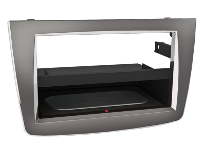 2-DIN Monteringsramme Inbay Alfa Romeo Mito, sølv
