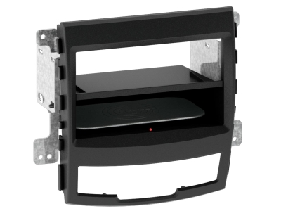 2-DIN Monteringsramme INBAY Ssangyong Korando, sort