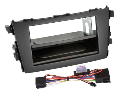 Monteringsramme 2-DIN Suzuki Celerio, sort