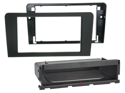 Facia-plade 2-DIN Audi A3 2003-2013, gummioverflade