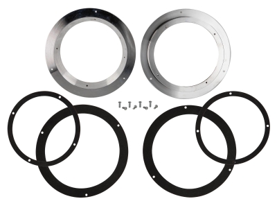 Højttaleradapter Ø200mm til Ø165mm, aluminium