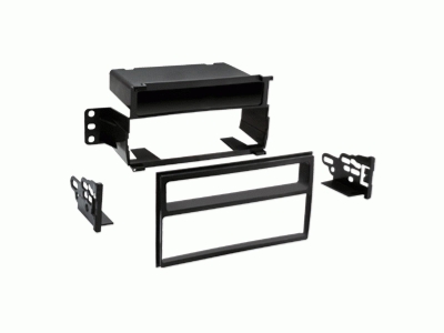 Monteringsramme 1-DIN med opbevaringsrum Nissan Juke/Tiida, klaversort