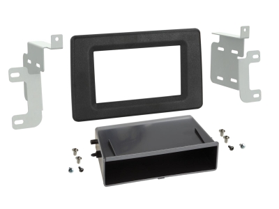 Monteringsramme 2-DIN med opbevaringsrum Opel Movano/Renault Master