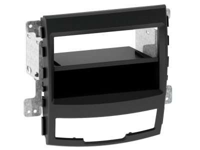 Monteringsramme 2-DIN Ssangyong Korando, sort