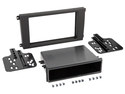 Monteringsramme 2-DIN med opbevaringsrum Porsche Cayenne 2002-2010