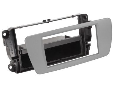 Monteringsramme 2-DIN med opbevaringsrum, Seat Ibiza dublin grey