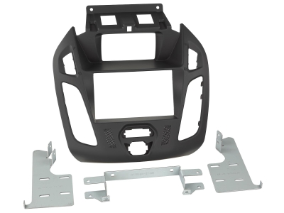 Monteringsramme 2-DIN Ford Transit Connect, sort