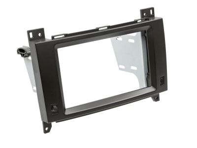 Monteringsramme 2-DIN Mercedes, sort