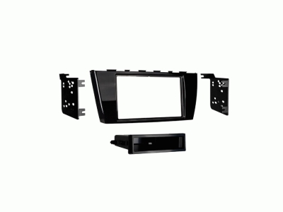 Monteringsramme 2-DIN med opbevaringsrum Mitsubishi Mirage/Space Star