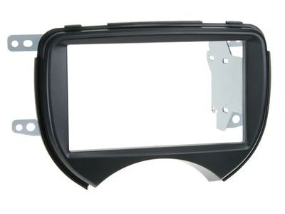 Monteringsram 2-din Nissan Micra 2011- svart