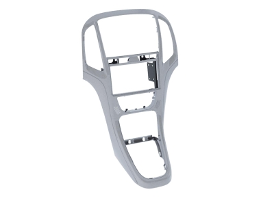 Monteringsramme 2-DIN Opel Astra J, platinumsølv