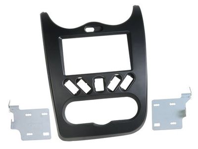 Monteringsram 2-din stereo Dacia Duster 2010- Svart