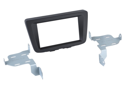 Monteringsramme 2-DIN Suzuki Baleno sort