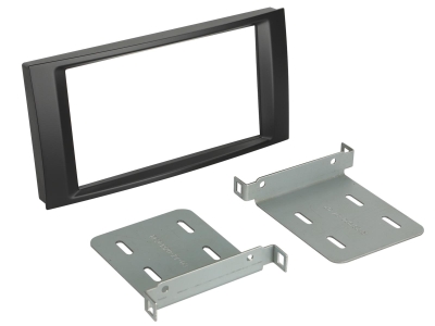 Monteringsramme 2-DIN VW T5/Touareg, sort