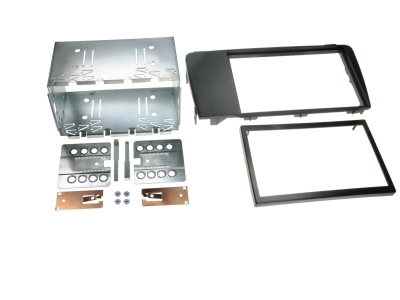 Monteringsramme 2-DIN Volvo S60/V60/S70/V70/XC70 sort