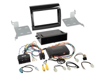 Installationssæt 2-DIN med opbevaringsrum Citroen/Fiat/Opel/Peugeot