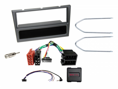 1-DIN installationssæt med opbevaringsrum Opel, analog/SWC