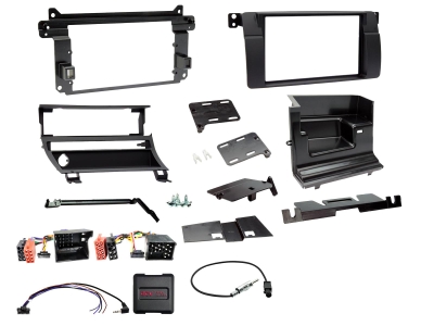 2-DIN Kit BMW 3-serie E46, Ratstyring/antenneadapter