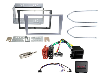 ACV Installationssæt 2-DIN Opel mat krom