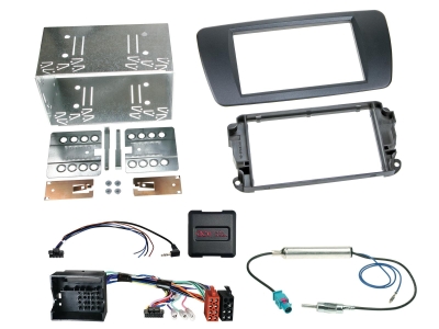 ACV Installationskit 2-DIN Seat Ibiza 2008-2015, azabache sort