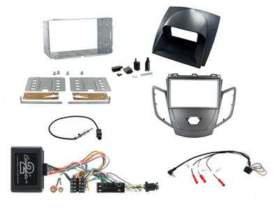 Installationskit Ford Fiesta 10-12, Grafitgrå, Grå