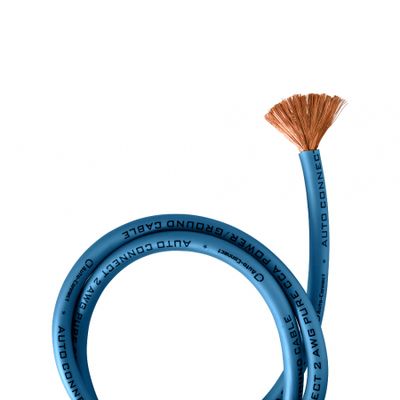 Auto-Connect CCA strømkabel 35mm², blå