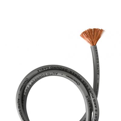 Auto-Connect CCA strømkabel 35mm², grå