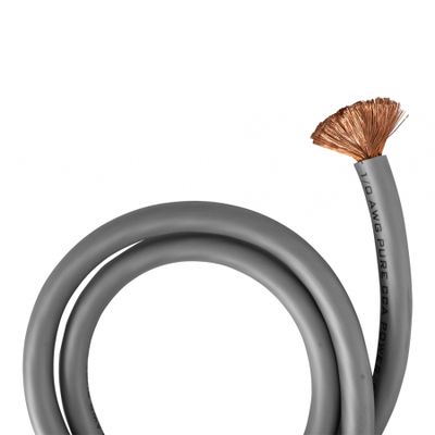 Auto-Connect 2 meter strømkabel CCA 50mm², grå