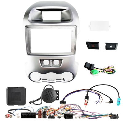 Auto-Connect installationskit til 9-tommers bilstereo, Ford Ranger 2012-2016, sølv